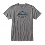 Patagonia Fitz Roy Crest Cotton T-Shirt Grau